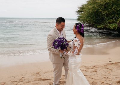 Nhu's husband seeing her for the first time in her dress