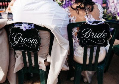 Picture of the Bridge and Groom's chair